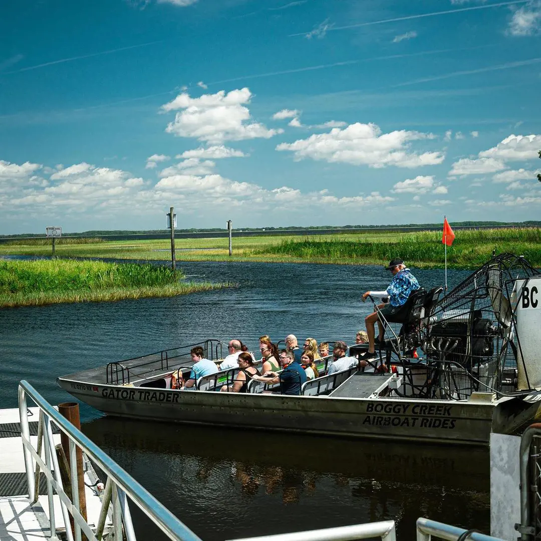 Boggy Creek Airboat Tours is a great experience to have fun in the wild