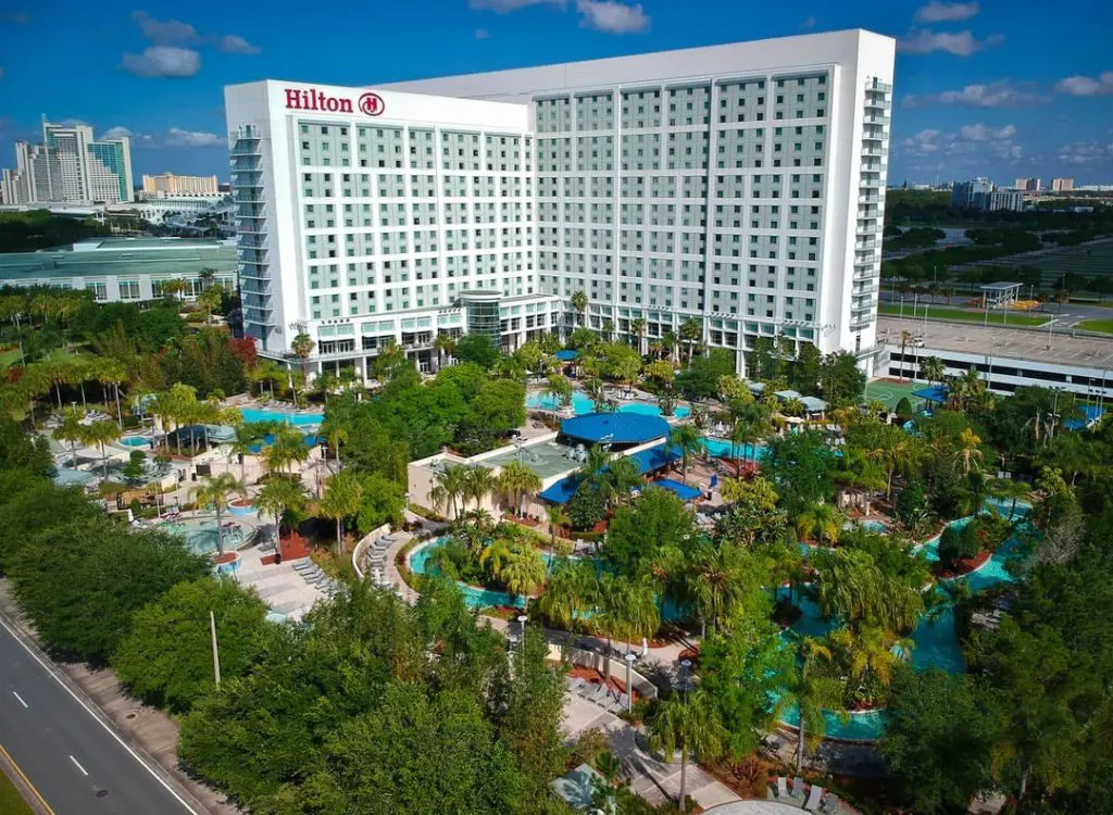 Hilton is a five star hotel in Orlando Floirda