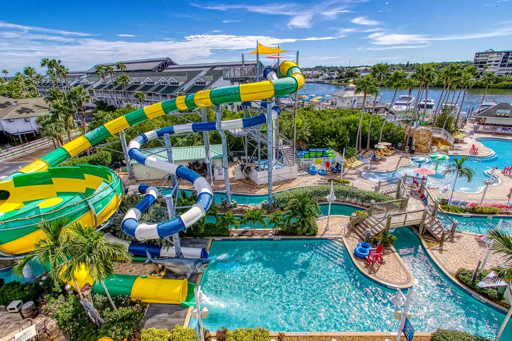 New Hotel Collection Harbourside has a huge waterslides and lazy rivers