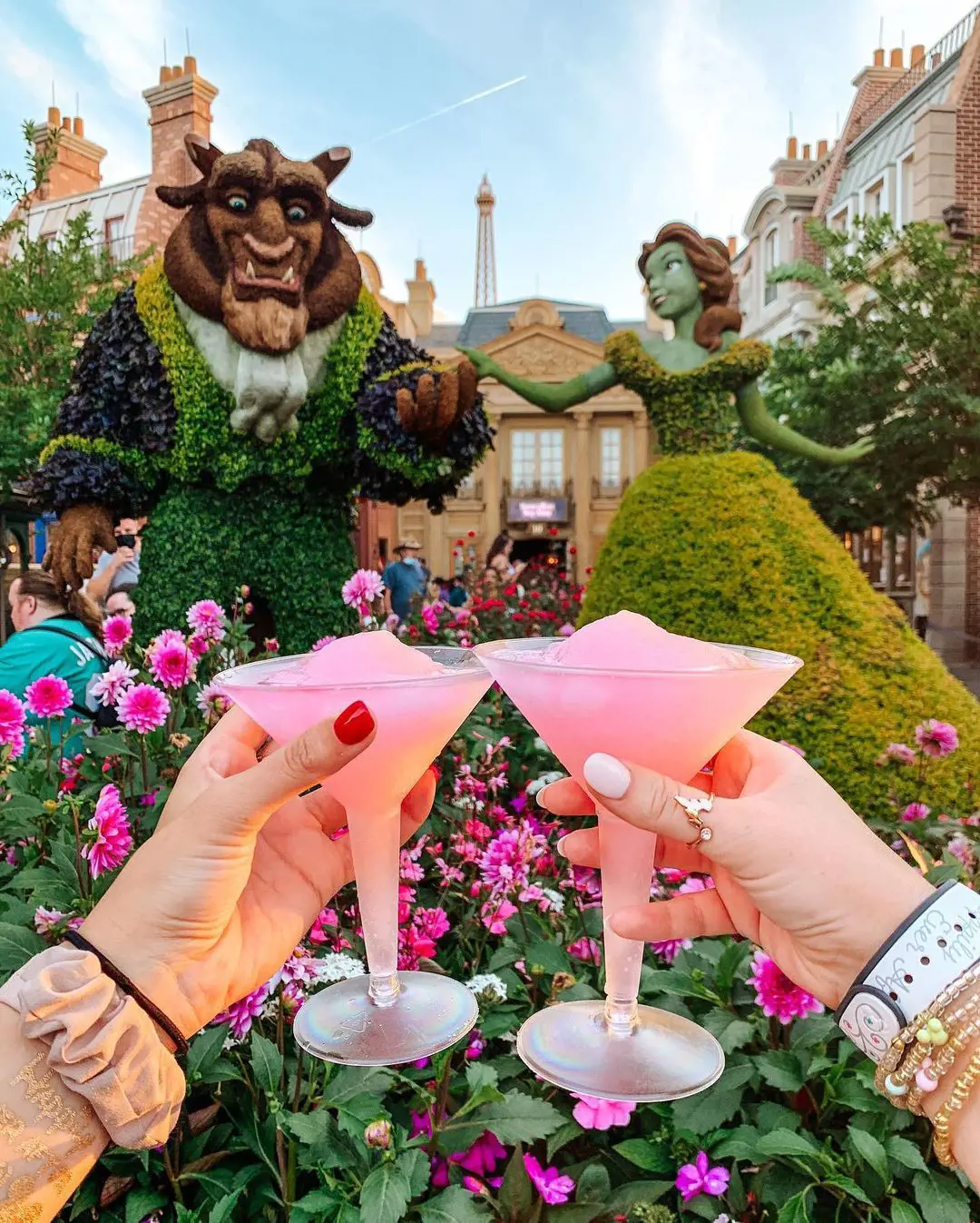 Grab the drink and enjoying the Disney World for best experience