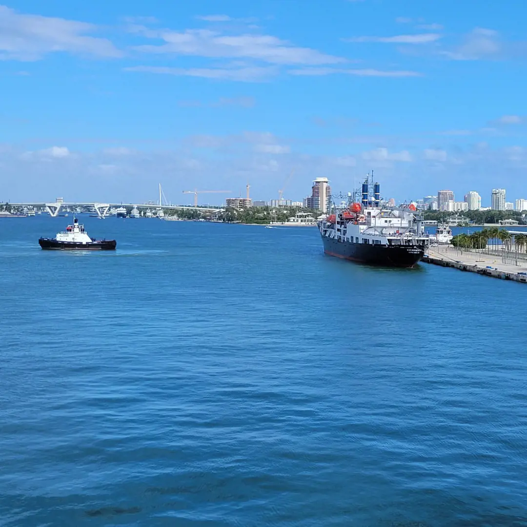 Port Everglades is home to small and big cruise ships